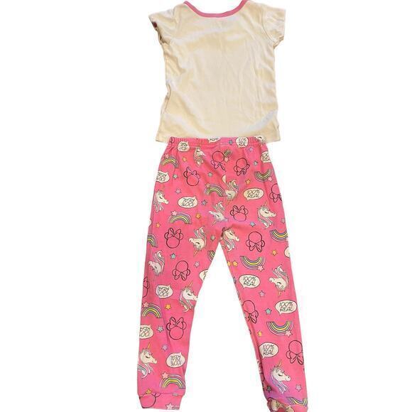 Disney‎ Minnie Mouse Short Sleeve & Pants Set of 2 Toddler Girl Pajama Sets - Picture 6 of 16